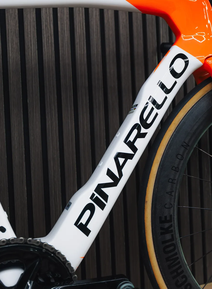 Pinarello Dogma F carbon frame detail
